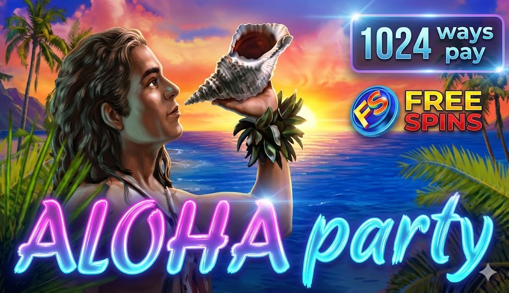 Aloha Party - Play Online Slot Game at GoldenAura Casino