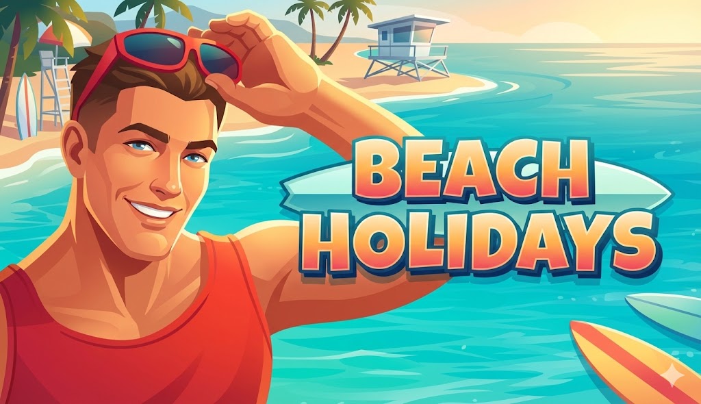 Beach Holidays - Play Online Slot Game at GoldenAura Casino