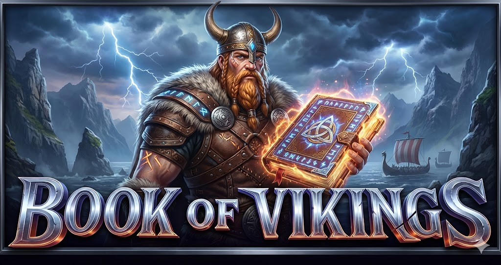 BookofVikings - Play Online Slot Game at GoldenAura Casino