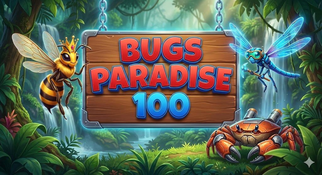 Bugs Paradise 10000 - Play Online Slot Game at GoldenAura Casino