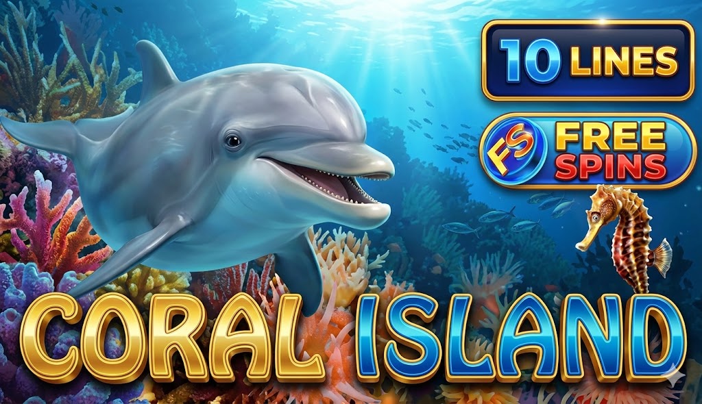 Coral Island - Play Online Slot Game at GoldenAura Casino