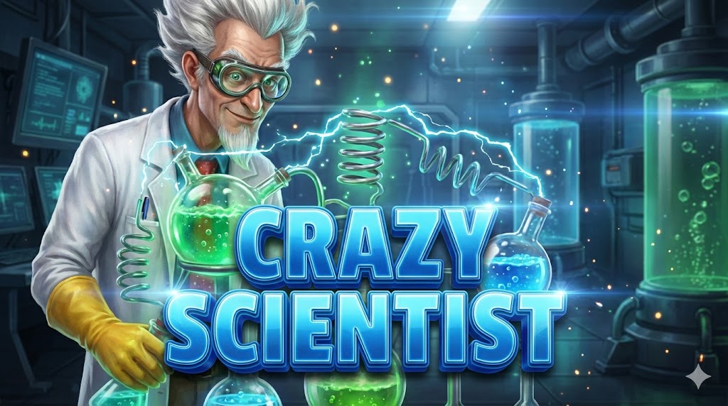 Crazy Scientist - Play Online Slot Game at GoldenAura Casino