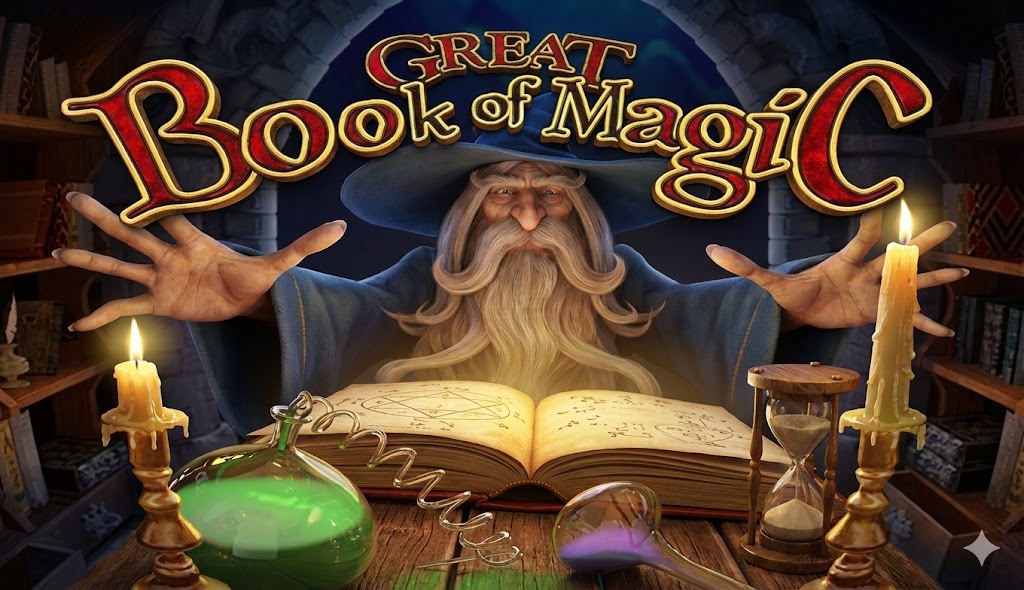 Great Book Of Magic - Play Online Slot Game at GoldenAura Casino