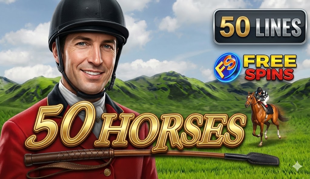 Horses 50 - Play Online Slot Game at GoldenAura Casino