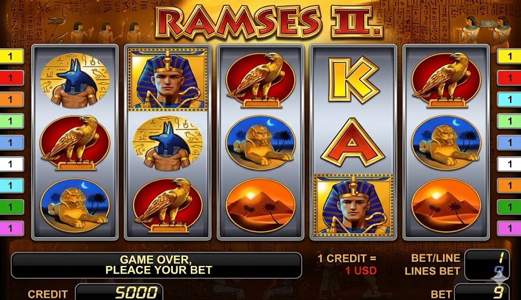 Ramses 2 - Play Online Slot Game at GoldenAura Casino